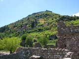 The hill at Mystra speckled with Byzantine churches